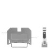 Termoplast terminale di tipo passante Connessione saldata su entrambi i lati 5,5 mm, dimensione 1,5 - SIEMENS 8WA1221