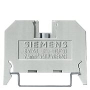 Morsetto Passante in materiale termoplastico morsetti a vite su entrambi i lati singolo, 6mm, gr. 2,5 - SIEMENS 8WA10111DF11