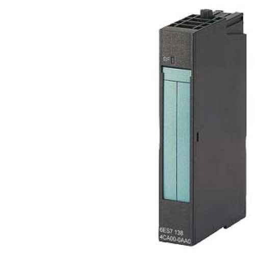 Simatic DP, Modulo di elettronica per ET 200S, 2 AO I Larghezza costruttiva 15mm, +/-20 mA; 13 bit+segno, 4..20mA; 13 bit Tempo di ciclo inferiore a 1 ms con LED SF - SIEMENS 6ES71354GB010AB0