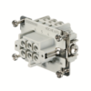 Connettore Femmina A Vite 500V 24A Poli 6 HDC Grandezza 3 , HDC HE 6 FS - WEIDMULLER 1200200000