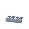 Calotta Coprimorsetti per base in esecuzione rimovibile ed estraibile accessori per: interruttore automatico, a 4 poli 3va1 100/160 - SIEMENS 3VA91540KB03