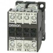 Contattore Relè industriale Controllo motore 4 Kw 1NA 24Vac - OMRON J7KN-10-10 24