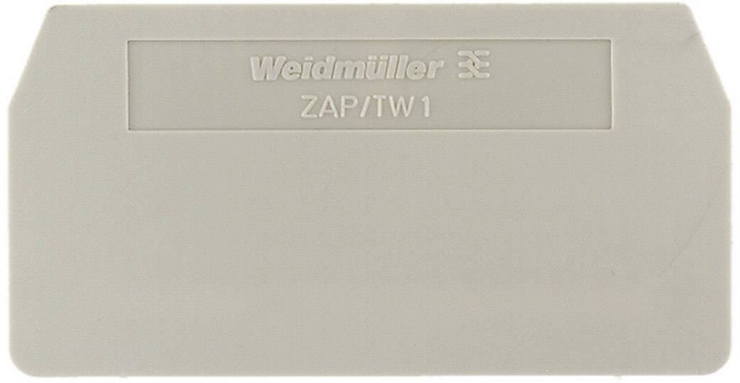 Piastra di chiusura, Beige scuro, 30.5 x 59.5mm, beige - WEIDMULLER 1608740000