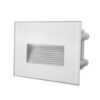 Lampada Segnapasso Incasso Quadro in vetro 5W IP65 Luce Naturale 4000K - STONE 30052/N