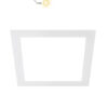 Incasso soffitto LED Quadrato Cambiatono 25W IP20 Tris - STONE 71051/BNC