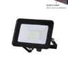 Proiettore LED ECO Tabled 30W IP65 Cornice Nera - STONE 7208/N