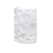 Lampada Applique Parete, 60W, IP20, Gesso - STONE 9012