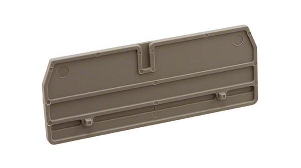Piastra di chiusura, Beige scuro, 30.5 x 79.4mm - WEIDMULLER 1608800000