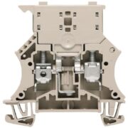 Morsetto Terminale fusibile, Vite, 2 Poli, 250V, 6.3A, 0.52, 10mm², Beige scuro - WEIDMULLER 1011000000