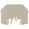 Piastra di ripartizione, Beige scuro, 60 x 48mm - WEIDMULLER 1058800000