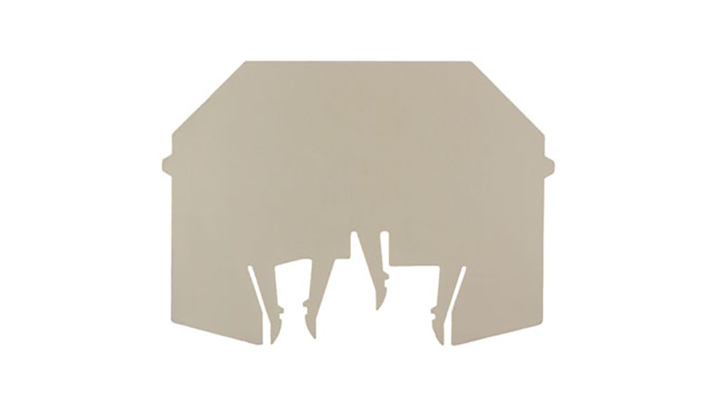 Piastra di ripartizione, Beige scuro, 60 x 48mm - WEIDMULLER 1058800000