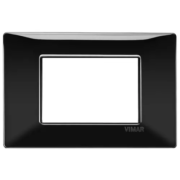 Vimar Placca 3 m, Nero - VIMAR 14653.05