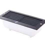 Lampada Luce Segnapasso da esterno in alluminio E27 60W IP54 Federica (400437B (Bianco)) - POLIPLAST 400437B