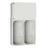 Topter Quadro da parete cieco per 2 prese interbloccate IP66 - PALAZZOLI 579722