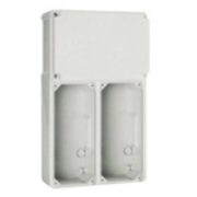 Topter Quadro da parete cieco per 2 prese interbloccate IP66 - PALAZZOLI 579722