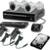Kit Basic Analogico composto da 01 BUDVR4 + 01 HDD1TB + 02 BUTP200 + 02 ALI38006 - IES KIT3104N