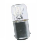 Lampada incandescenza tubolare trasparente BA15D 05W 240V - ELECTRA 70974