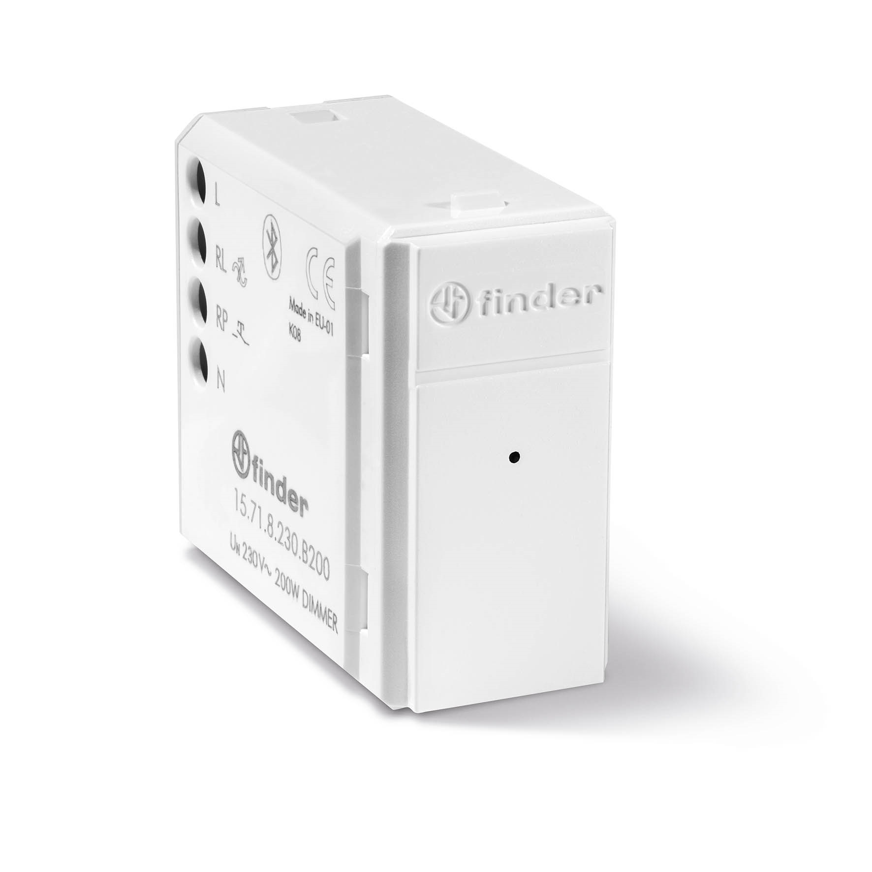 Variatore Dimmer Bluetooth Con 1 Uscita 200W, Yesly, Bianco - FINDER 15718230B200