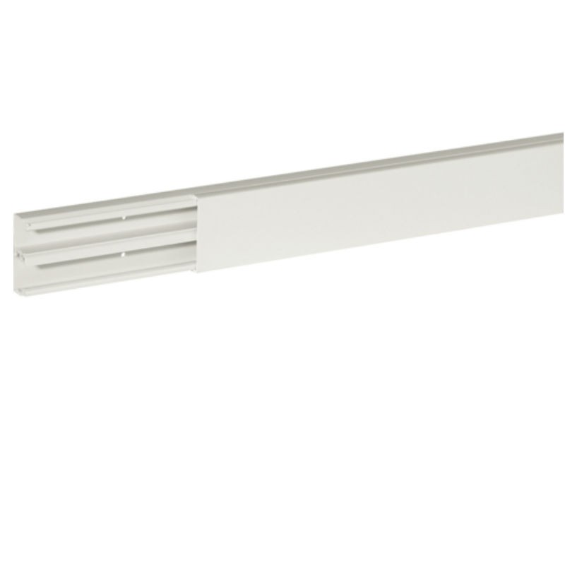 TMC 40/2x17 W Minicanalina 2 scomparti con coperchio standard, Bianco (2 ML) - BOCCHIOTTI B00605