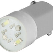Lampadina Led Multichip bianco, BA9S, 24 V AC-DC, luce fissa - ELFIN 010BA9SLB24