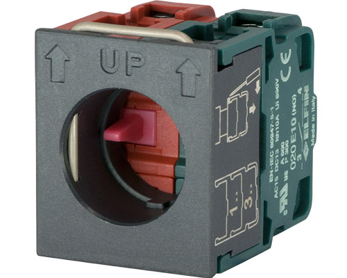 Elemento di contatto N.O.+N.C. con flangia - ELFIN 020GE11
