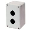 Scatola Pulsantiera Alluminio M4 70x118x80, 2 fori Ø 22, senza entrata cavo - ELFIN 040C0711-8P2