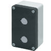 Scatola Pulsantiera Alluminio M10 85x140x65, 2 fori Ø 22, senza entrata cavo - ELFIN 040C0814-6P2