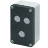 Scatola Pulsantiera Alluminio M10 85x140x65, 3 fori Ø 22, senza entrata cavo - ELFIN 040C0814-6P3C