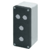 Scatola Pulsantiera Alluminio M10 85x200x85, 4 fori Ø 22, senza entrata cavo - ELFIN 040C0820-8P4C