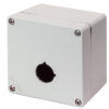 Scatola Pulsantiera Alluminio M4 92x92x70, 1 foro Ø 22, con entrata cavo - ELFIN 040C0909-7EP1