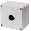 Scatola Pulsantiera Alluminio M4 92x92x70, 1 foro Ø 22, senza entrata cavo - ELFIN 040C0909-7P1C