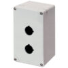 Scatola Pulsantiera Alluminio M4 92x152x100, 2 fori Ø 22, senza entrata cavo - ELFIN 040C0915-1P2