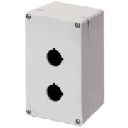 Scatola Pulsantiera Alluminio M4 92x152x100, 2 fori Ø 22, senza entrata cavo - ELFIN 040C0915-1P2