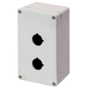 Scatola Pulsantiera Alluminio M4 92x152x70, 2 fori Ø 22, con entrata cavo - ELFIN 040C0915-7EP2