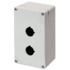 Scatola Pulsantiera Alluminio M4 92x152x70, 2 fori Ø 22, senza entrata cavo - ELFIN 040C0915-7P2