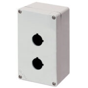Scatola Pulsantiera Alluminio M4 92x152x70, 2 fori Ø 22, senza entrata cavo - ELFIN 040C0915-7P2