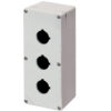 Scatola Pulsantiera Alluminio M4 92x205x100, 3 fori Ø 22, senza entrata cavo - ELFIN 040C0920-1P3