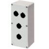 Scatola Pulsantiera Alluminio M4 92x205x100, 4 fori Ø 22, senza entrata cavo - ELFIN 040C0920-1P4C