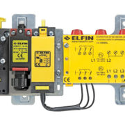 Dispositivo di sicurezza lampeggiante trifase 220-690V, finecorsa d'interblocco 1 N.O. e micro 2 N.C. - ELFIN 050AS10FC