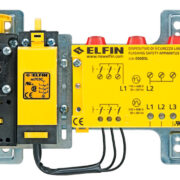 Dispositivo di sicurezza lampeggiante trifase 220-690V, finecorsa d'interblocco 1 N.C. - ELFIN 050ASLFI01