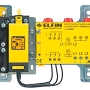 Dispositivo di sicurezza lampeggiante trifase 220-690V, finecorsa d'interblocco 1 N.O. + 2 N.C. - ELFIN 050ASLFI12