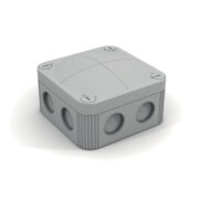 Astuccio 2 Pezzi 2 Cassette 2 Scatole Derivazione JUBOX IP66 (forando membrana) IP67 (pressacavi) IP68 (riempitivo senza pressacavi) 95x95x50 mm (2 PEZZI) - ETELEC 2PZ-JBX095