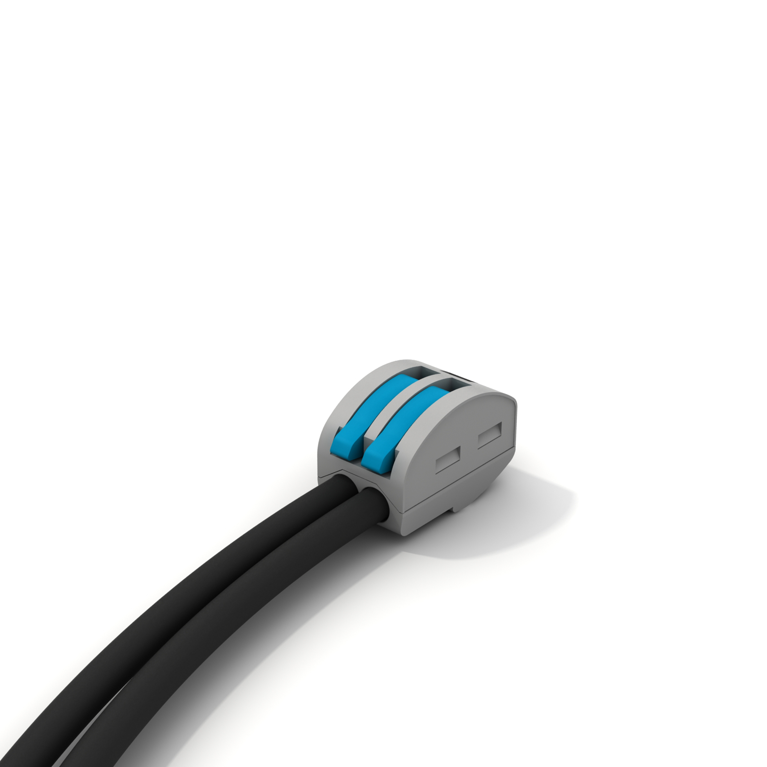 Confezione 60 Pezzi Connettore Isolato Leve, Spring Box, Cavi Piccola Sezione 0,2-4 mm2, IP20, Impianti Telefonici Audio Automazione Illuminazione (60 PEZZI) - ETELEC SBOX2