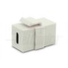 Presa Keystone USB Tipo C F/F Bianco - ALPHA ELETTRONICA 96-128/1