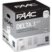 Delta 3 Kit Automazione Cancelli Scorrevoli Peso Max 900KG + 4 Metri Cremagliera - FAAC 105630445+4MTCR