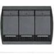 Living International Placca 3 Posti, Bianca - BTICINO L4803BA