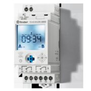 Interruttore Orario Digitale NFC Settimanale 2 Scambi 16A - FINDER 126282300000
