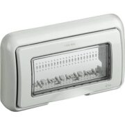 Coperchio IP55 per installazione incassata in scatola 504E di 4 moduli Matix - BTICINO 25604