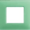 Placca 2 Moduli Matix, in tecnopolimero, Te Verde - BTICINO AM4802CVC