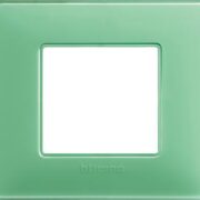 Placca 2 Moduli Matix, in tecnopolimero, Te Verde - BTICINO AM4802CVC